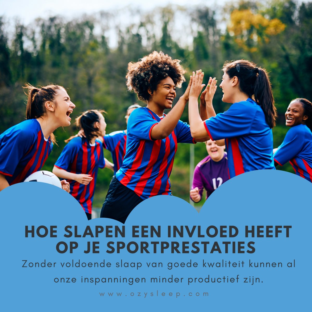 Hoe slapen een invloed heeft op je sportprestaties - Ozysleep